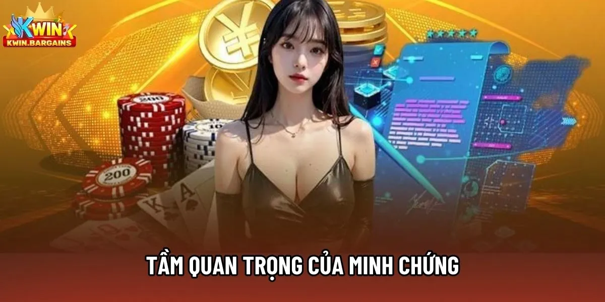 Tầm quan trọng của minh chứng